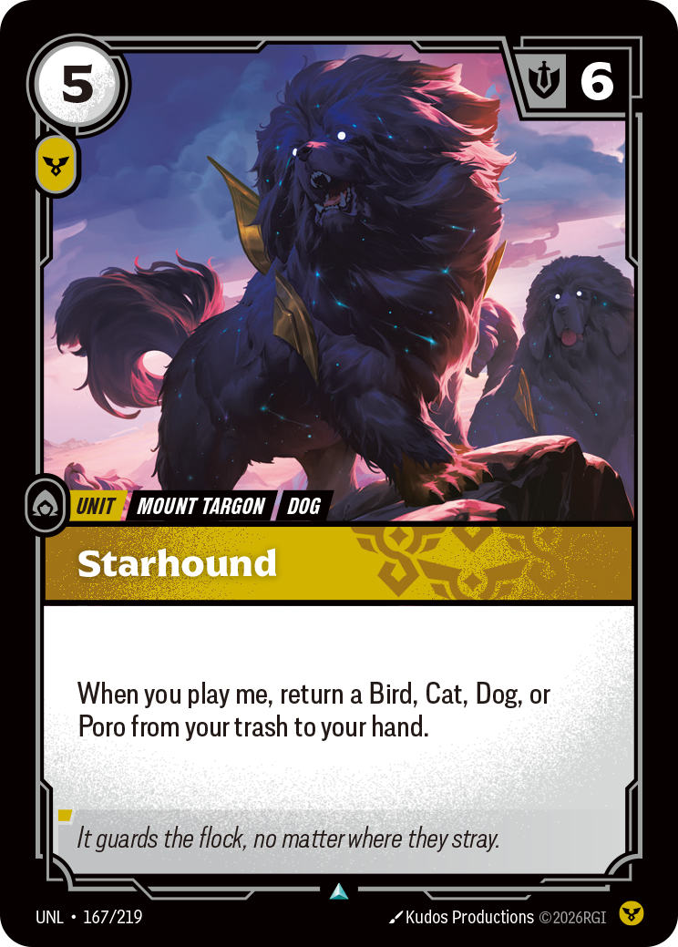Starhound UNL-167 - Riftbound Standard Art, English reference artwork