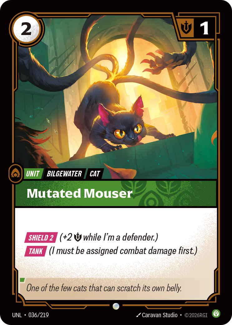 Mutated Mouser UNL-036 - Riftbound Standard Art, English reference artwork