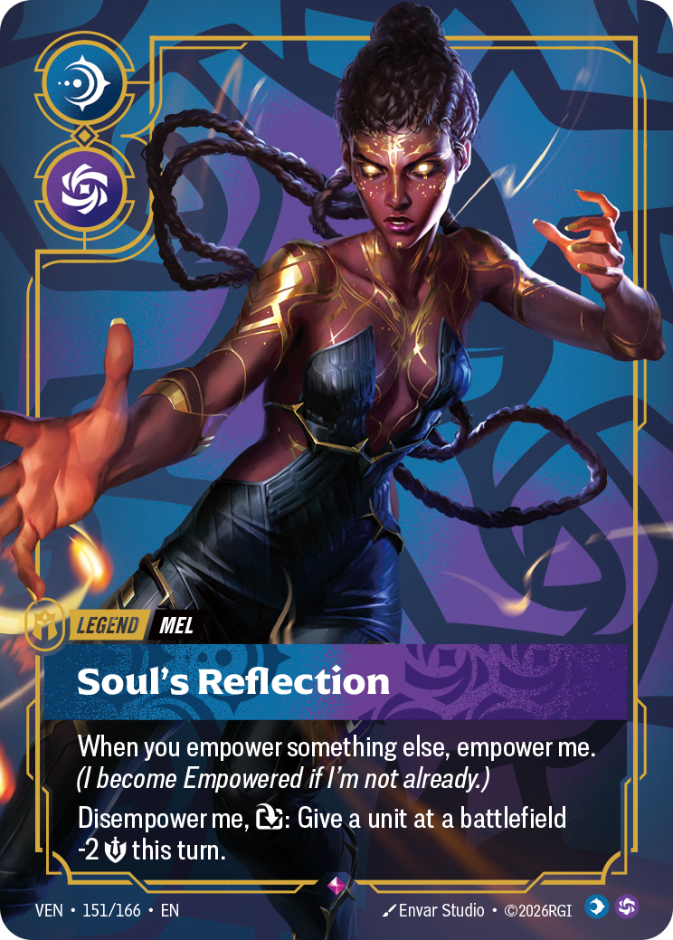 Mel, Soul's Reflection VEN-151 - Riftbound Standard Art, English reference artwork