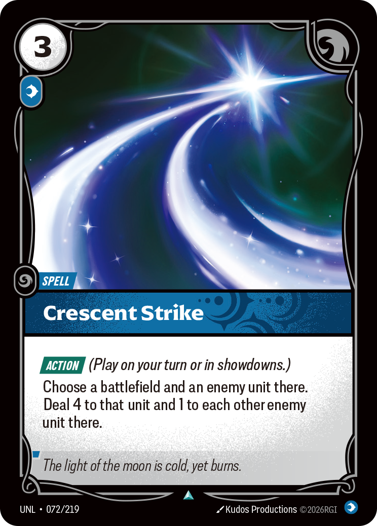 Crescent Strike UNL-072 - Riftbound Standard Art, English reference artwork