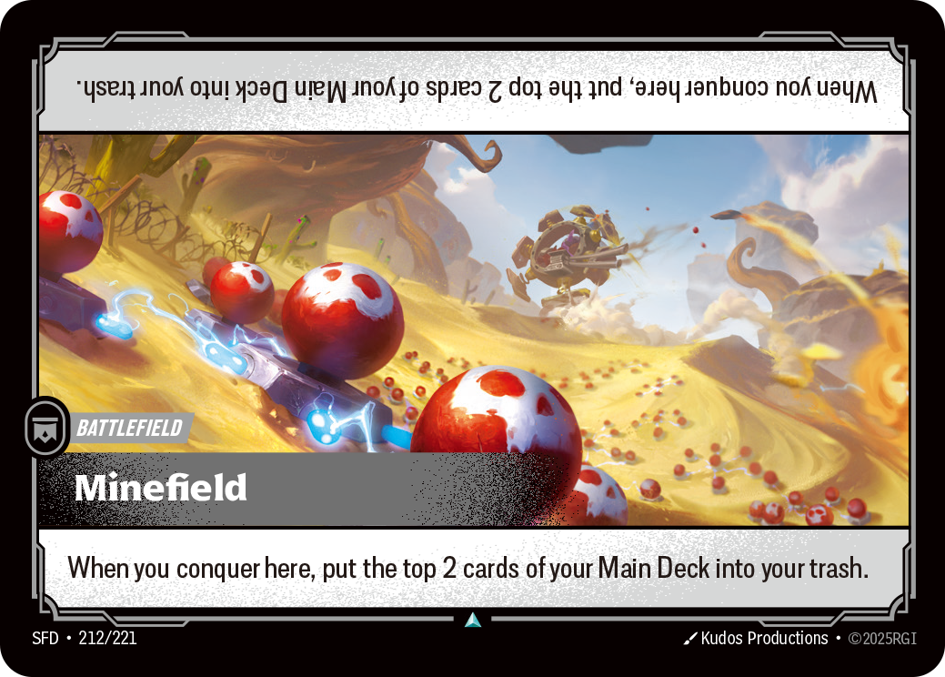 Minefield SFD-212 - Riftbound Standard Art, English reference artwork