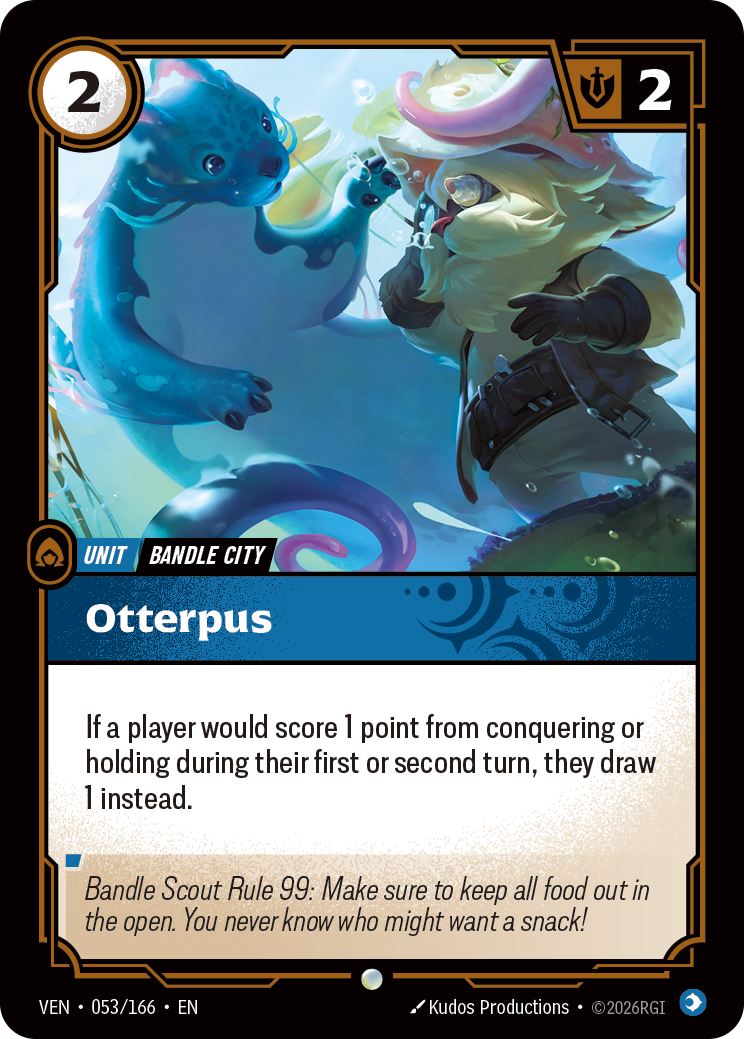 Otterpus VEN-053 - Riftbound Standard Art, English reference artwork