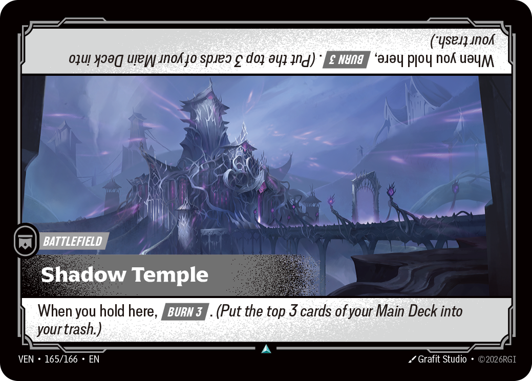 Shadow Temple VEN-165 - Riftbound Standard Art, English reference artwork