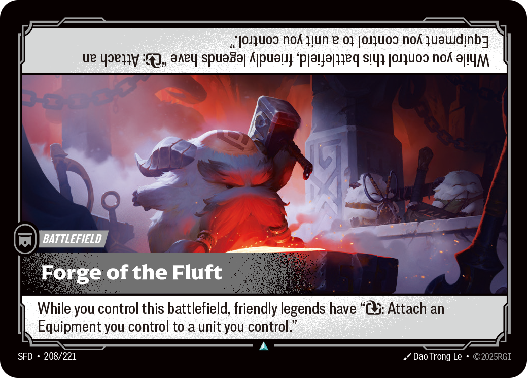 Forge of the Fluft SFD-208 - Riftbound Standard Art, English reference artwork