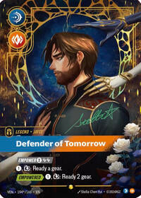 Jayce, Defender of Tomorrow (Signature) VEN-194S - Riftbound Signature, English reference artwork