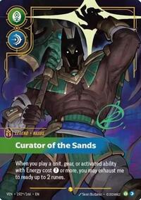 Nasus, Curator of the Sands (Signature) VEN-192S - Riftbound Signature, English reference artwork