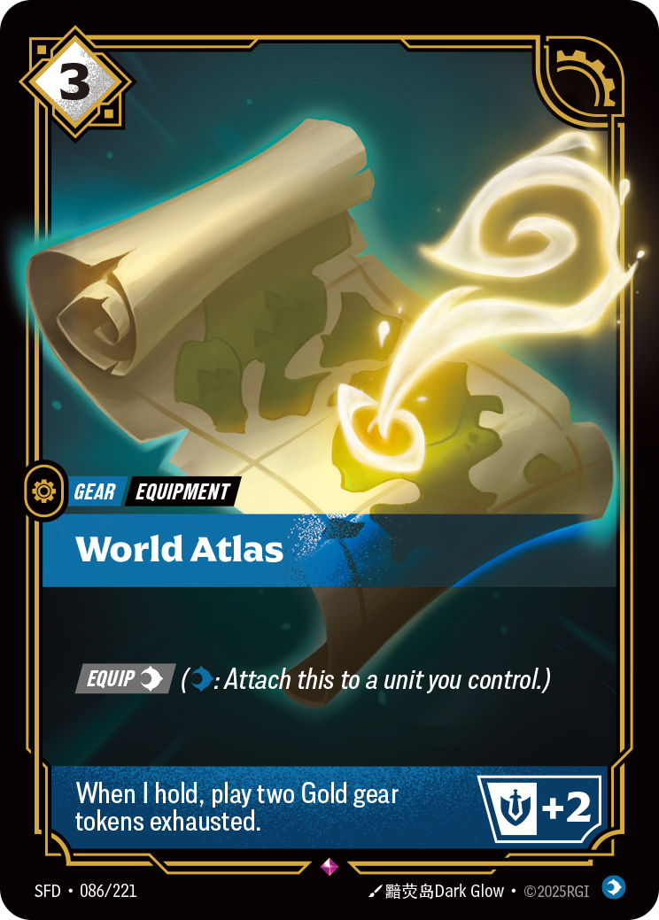 World Atlas SFD-086 - Riftbound Standard Art, English reference artwork