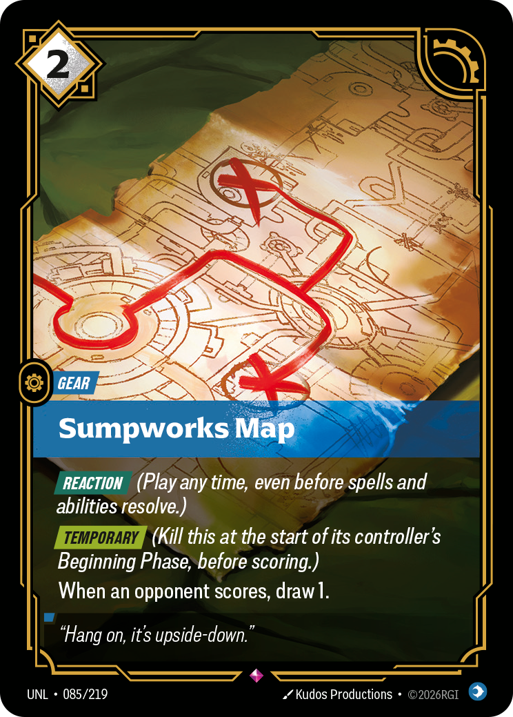 Sumpworks Map UNL-085 - Riftbound Standard Art, English reference artwork