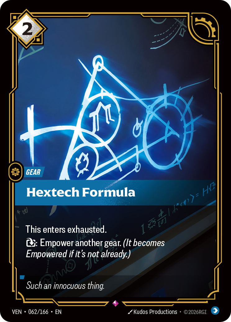 Hextech Formula VEN-062 - Riftbound Standard Art, English reference artwork