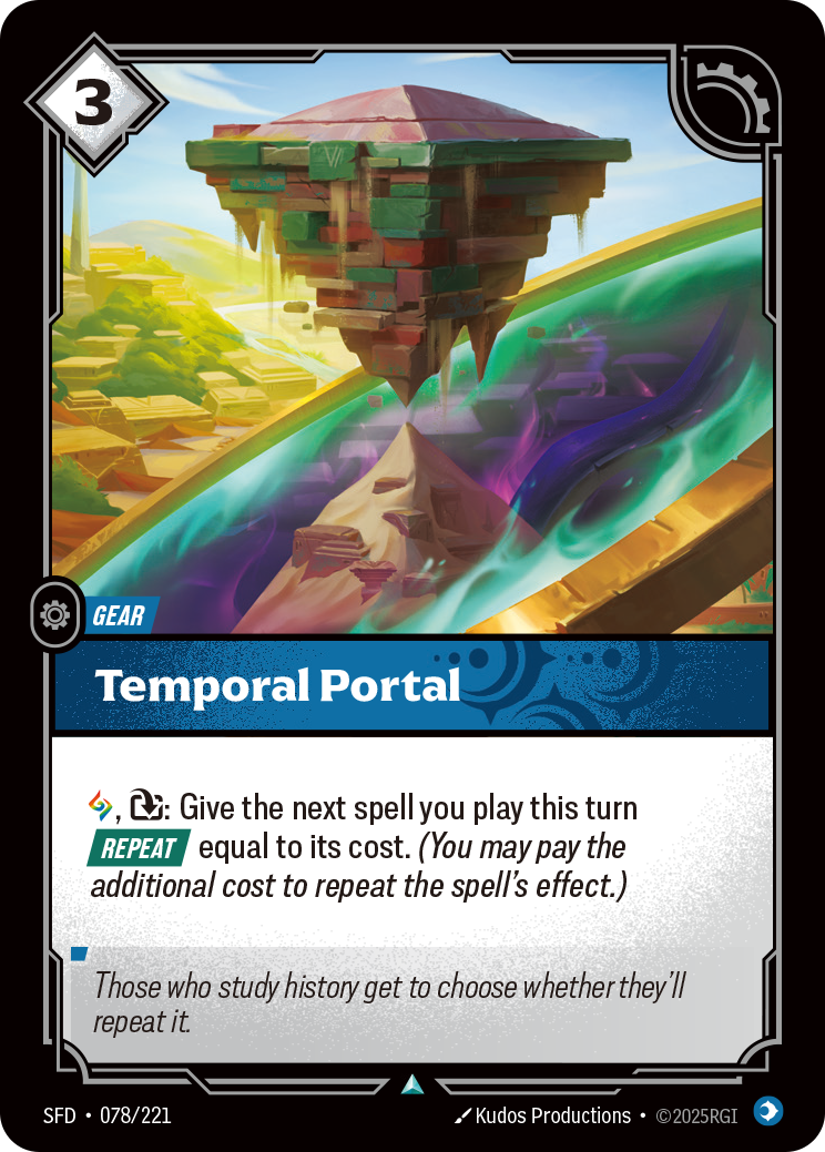 Temporal Portal SFD-078 - Riftbound Standard Art, English reference artwork