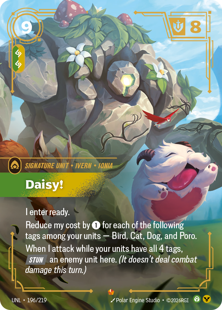 Daisy! UNL-196 - Riftbound Standard Art, English reference artwork