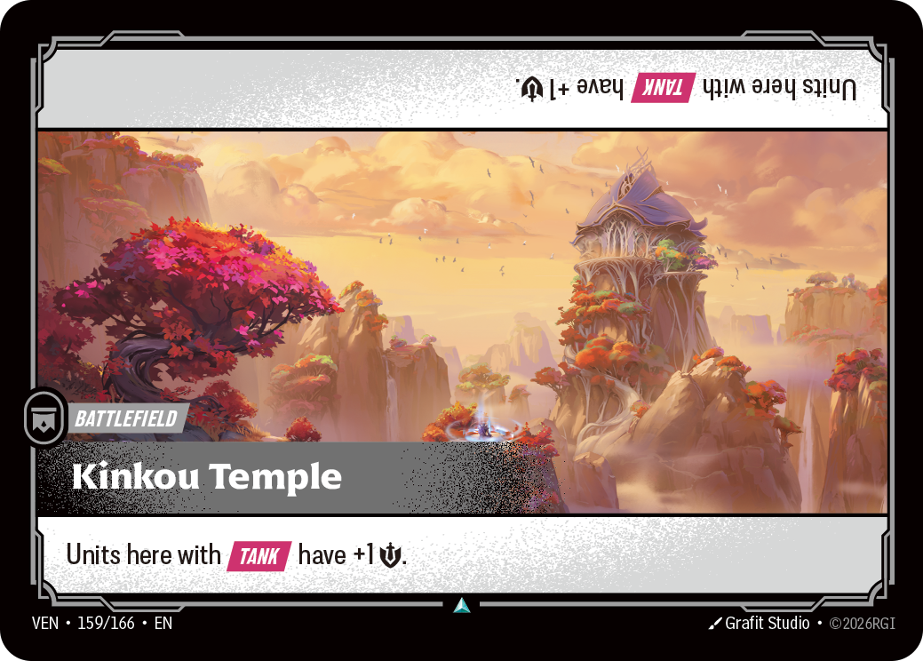 Kinkou Temple VEN-159 - Riftbound Standard Art, English reference artwork