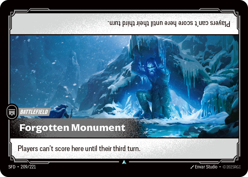 Forgotten Monument SFD-209 - Riftbound Standard Art, English reference artwork