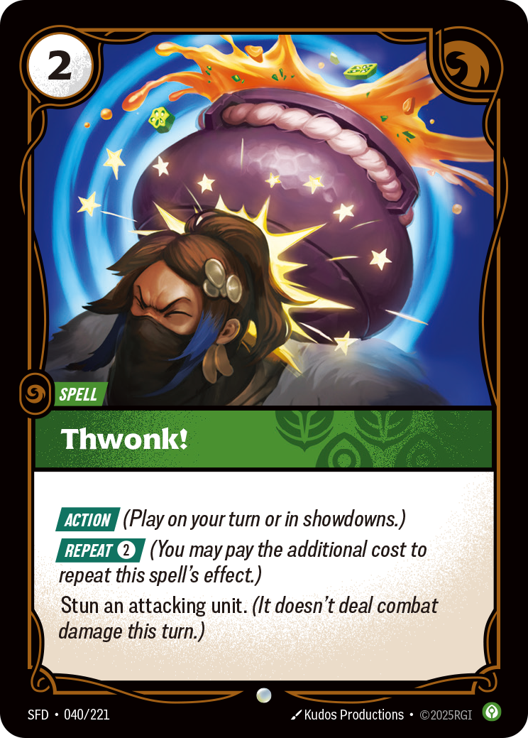 Thwonk! SFD-040 - Riftbound Standard Art, English reference artwork