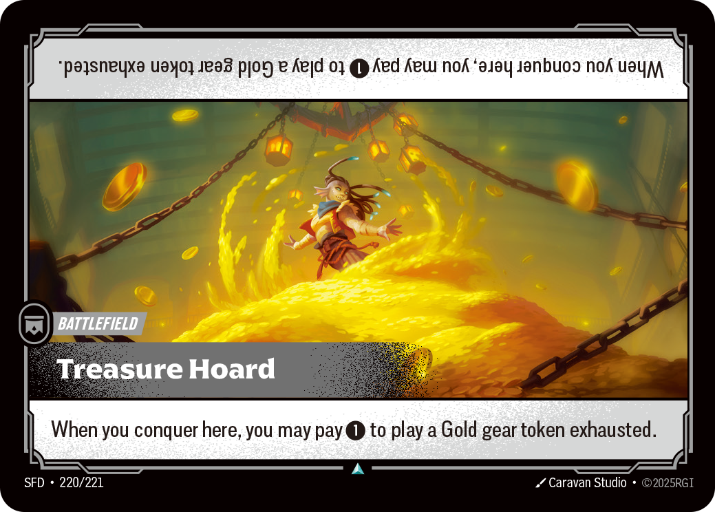 Treasure Hoard SFD-220 - Riftbound Standard Art, English reference artwork