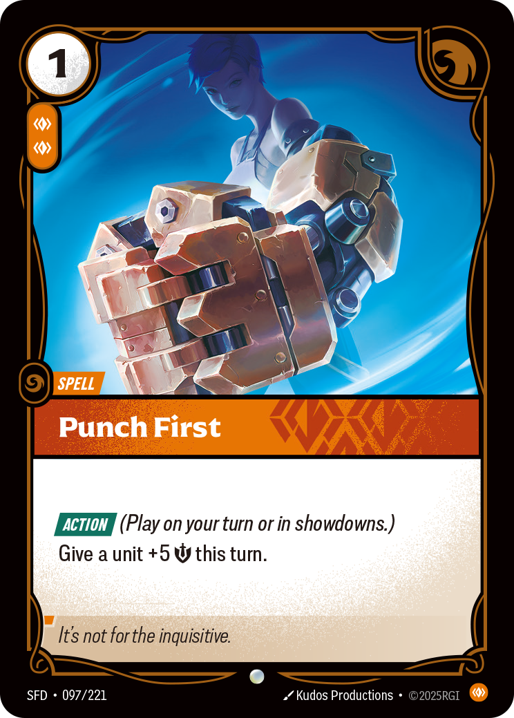 Punch First SFD-097 - Riftbound Standard Art, English reference artwork