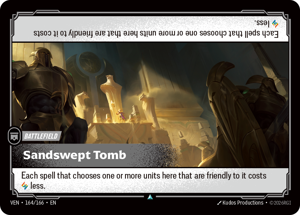 Sandswept Tomb VEN-164 - Riftbound Standard Art, English reference artwork