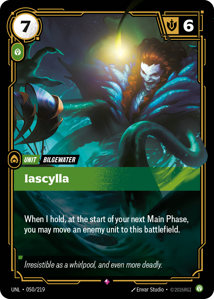 Iascylla UNL-050 - Riftbound Standard Art, English reference artwork