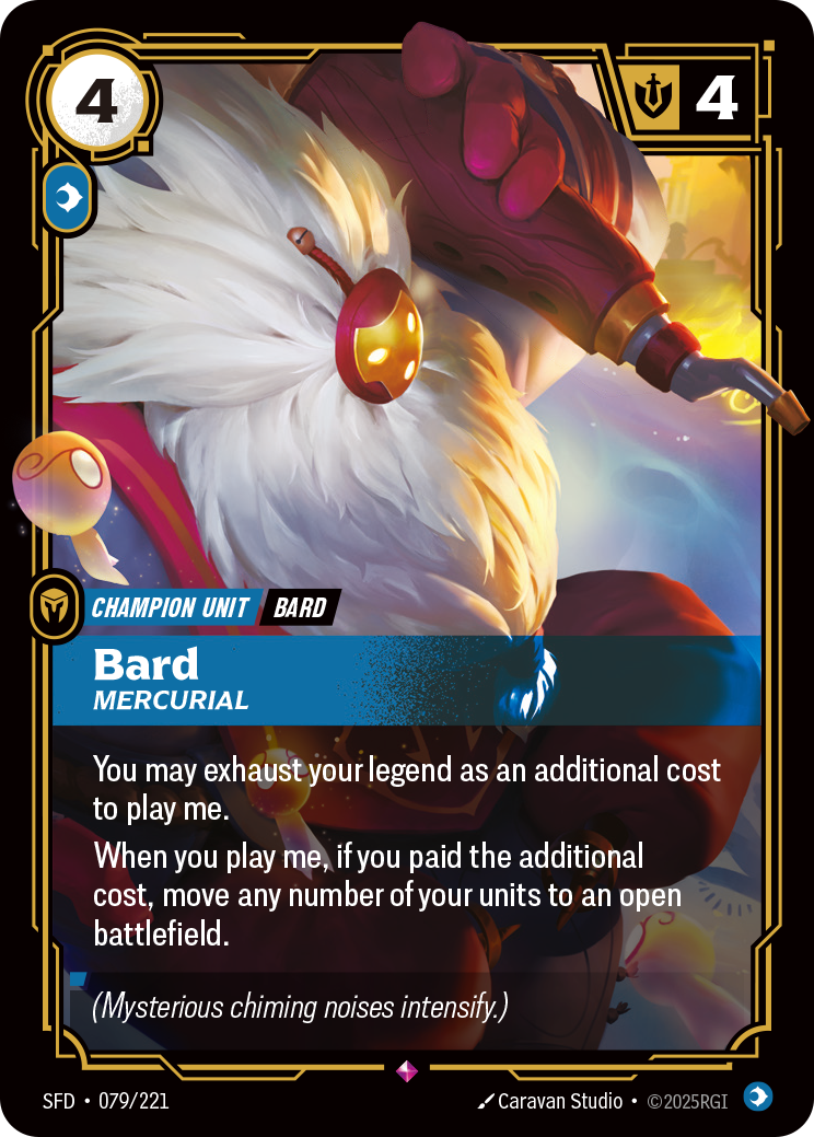 Bard, Mercurial SFD-079 - Riftbound Standard Art, English reference artwork