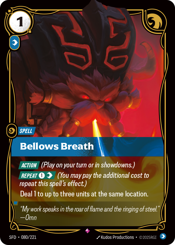 Bellows Breath SFD-080 - Riftbound Standard Art, English reference artwork
