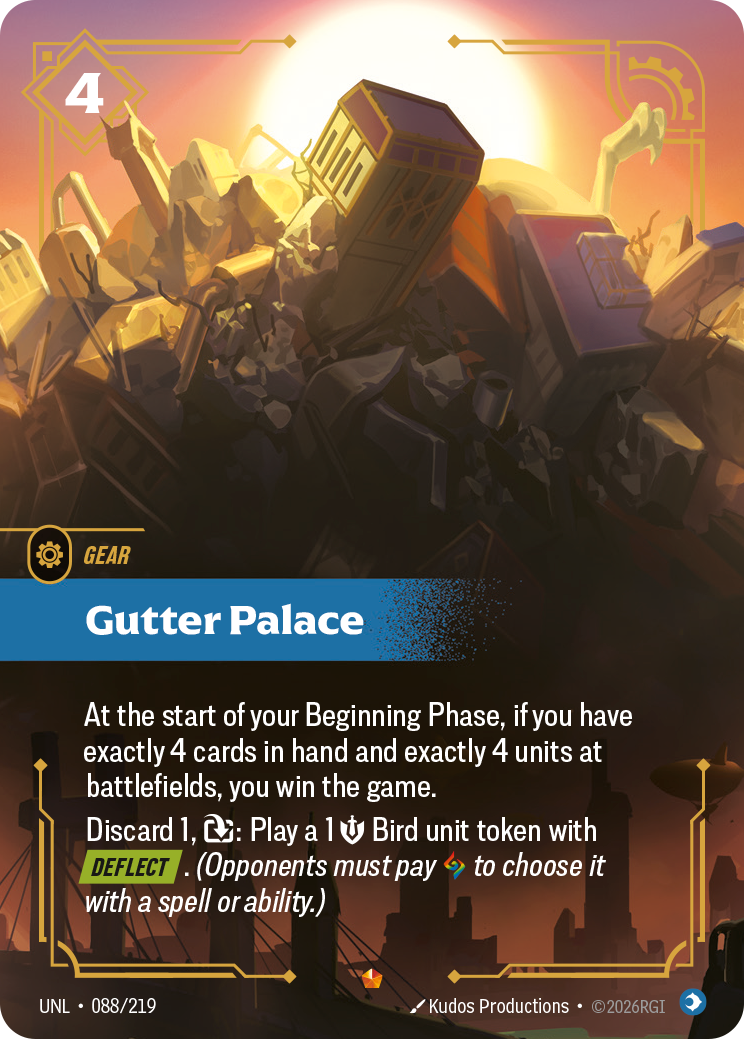 Gutter Palace UNL-088 - Riftbound Standard Art, English reference artwork