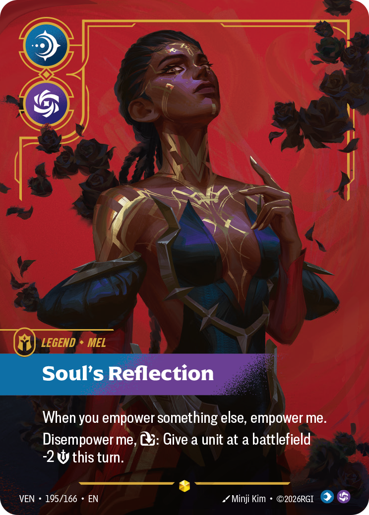 Mel, Soul's Reflection (Overnumbered) VEN-195 - Riftbound Overnumbered, English reference artwork