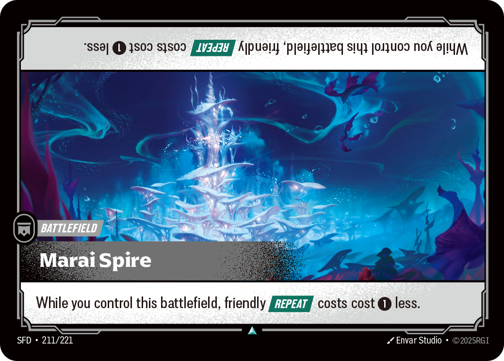 Marai Spire SFD-211 - Riftbound Standard Art, English reference artwork