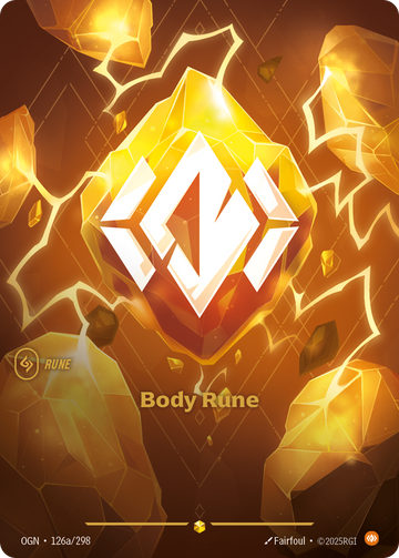 Body Rune (Alternate Art) OGN-126A - Riftbound Alternate Art, English reference artwork