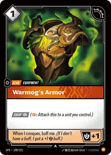 Warmog's Armor SFD-108 - Riftbound Standard Art, English reference artwork