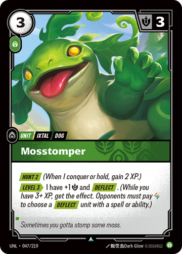 Mosstomper UNL-047 - Riftbound Standard Art, English reference artwork