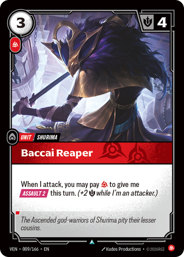 Baccai Reaper VEN-009 - Riftbound Standard Art, English reference artwork