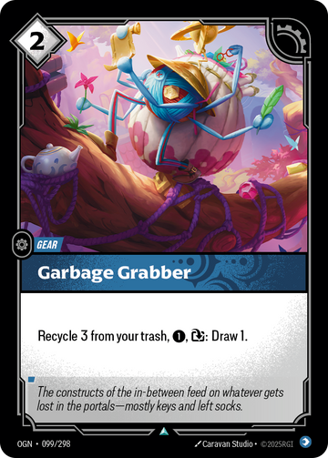 Garbage Grabber OGN-099 - Riftbound Standard Art, English reference artwork