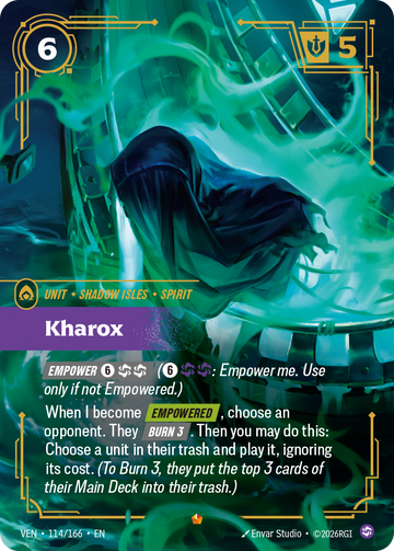 Kharox VEN-114 - Riftbound Standard Art, English reference artwork