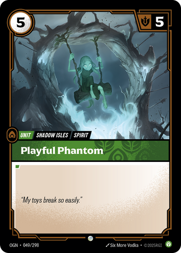 Playful Phantom OGN-049 - Riftbound Standard Art, English reference artwork