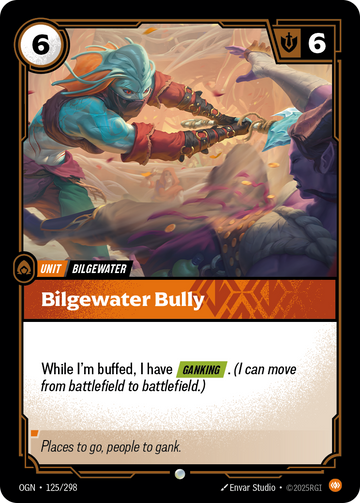 Bilgewater Bully OGN-125 - Riftbound Standard Art, English reference artwork