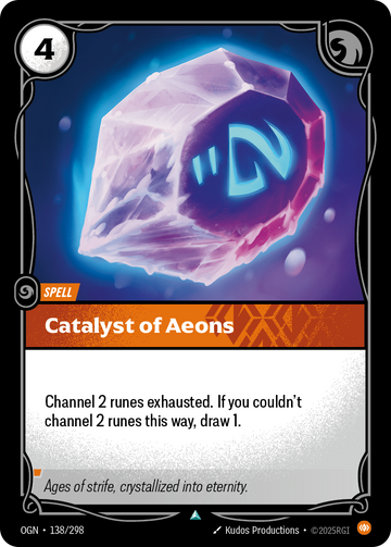 Catalyst of Aeons OGN-138 - Riftbound Standard Art, English reference artwork