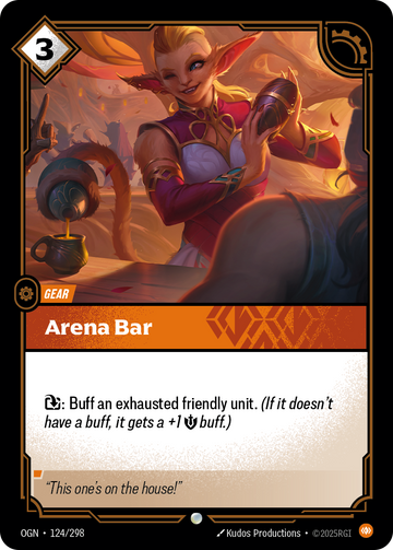 Arena Bar OGN-124 - Riftbound Standard Art, English reference artwork