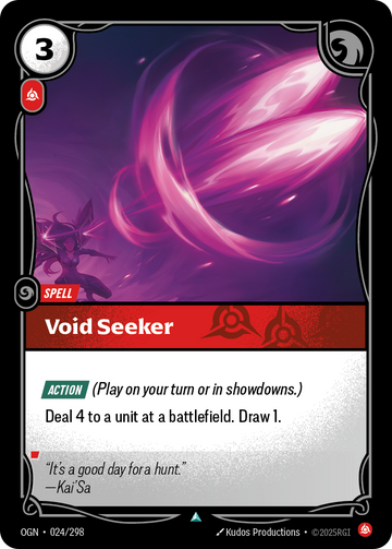 Void Seeker OGN-024 - Riftbound Standard Art, English reference artwork