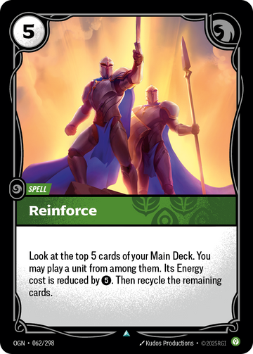 Reinforce OGN-062 - Riftbound Standard Art, English reference artwork