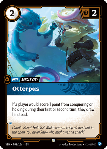 Otterpus VEN-053 - Riftbound Standard Art, English reference artwork