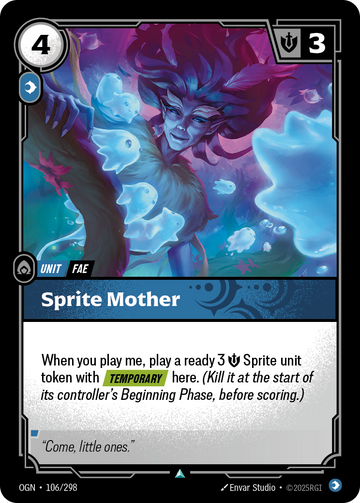 Sprite Mother OGN-106 - Riftbound Standard Art, English reference artwork