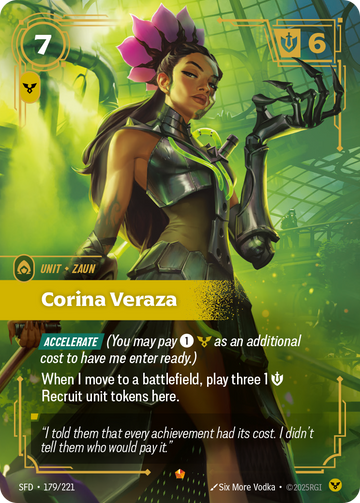 Corina Veraza SFD-179 - Riftbound Standard Art, English reference artwork
