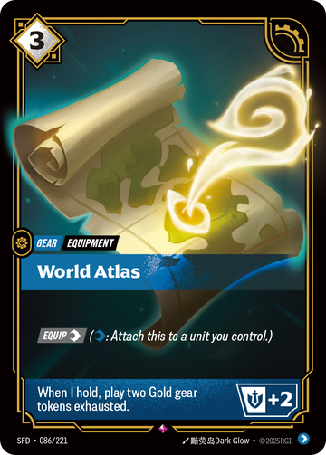 World Atlas SFD-086 - Riftbound Standard Art, English reference artwork