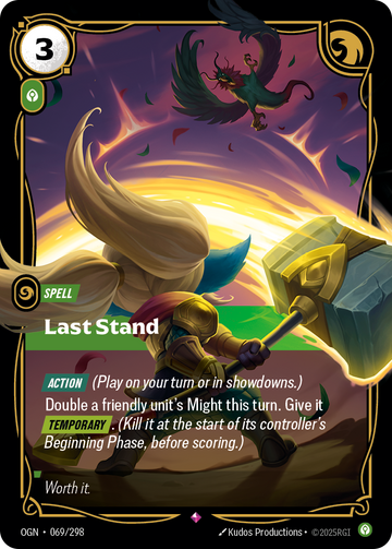 Last Stand OGN-069 - Riftbound Standard Art, English reference artwork