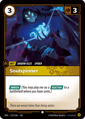 Soulspinner VEN-123 - Riftbound Standard Art, English reference artwork