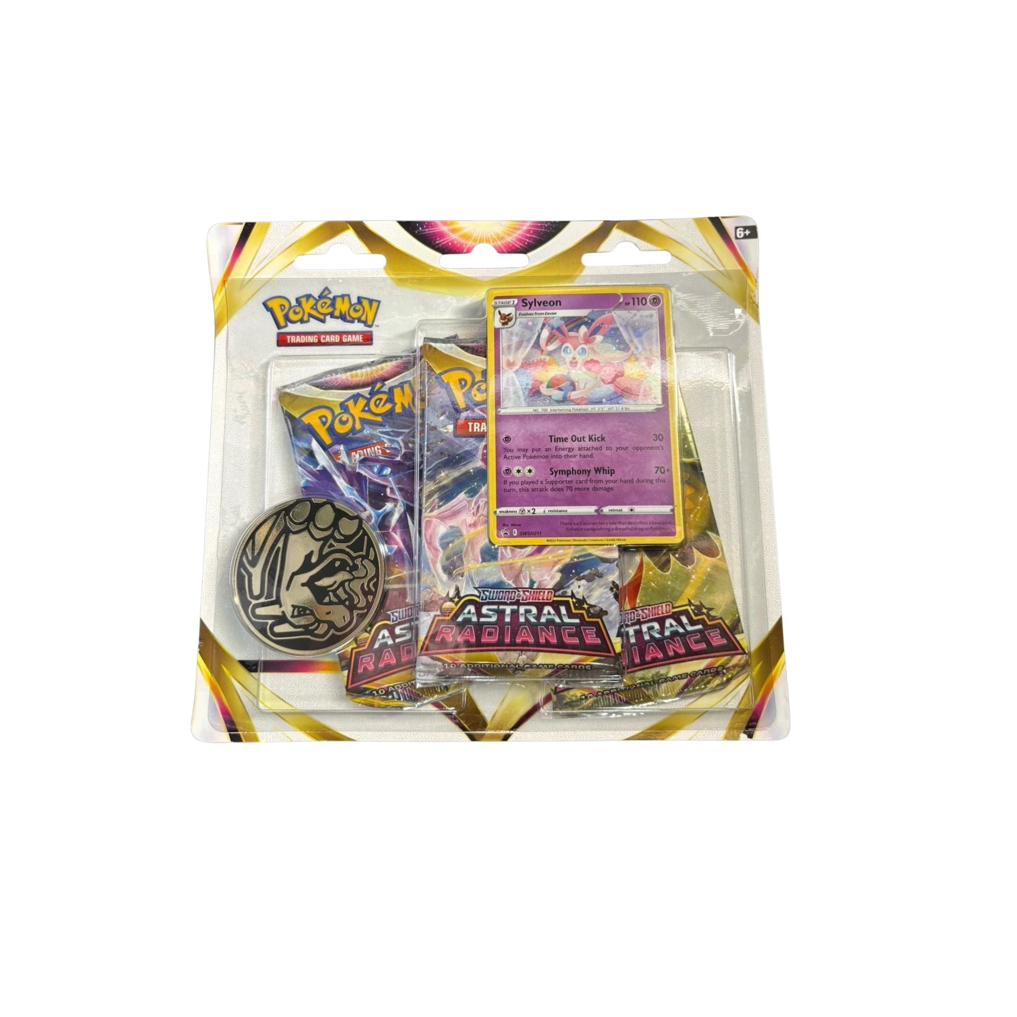 Pokemon Astra Radiance Sylveon 3-Pack Blister