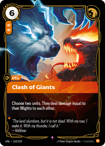 Clash of Giants UNL-110 - Riftbound Standard Art, English reference artwork
