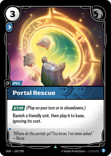 Portal Rescue OGN-102 - Riftbound Standard Art, English reference artwork