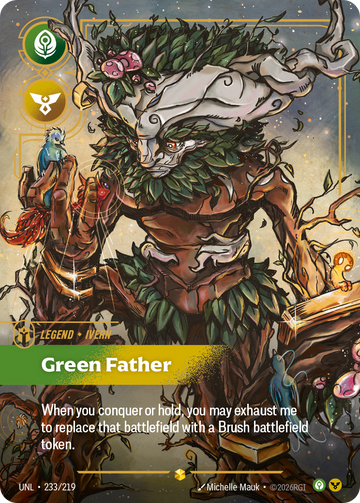 Ivern, Green Father (Overnumbered) UNL-233 - Riftbound Overnumbered, English reference artwork