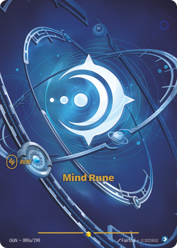 Mind Rune (Alternate Art) OGN-089A - Riftbound Alternate Art, English reference artwork
